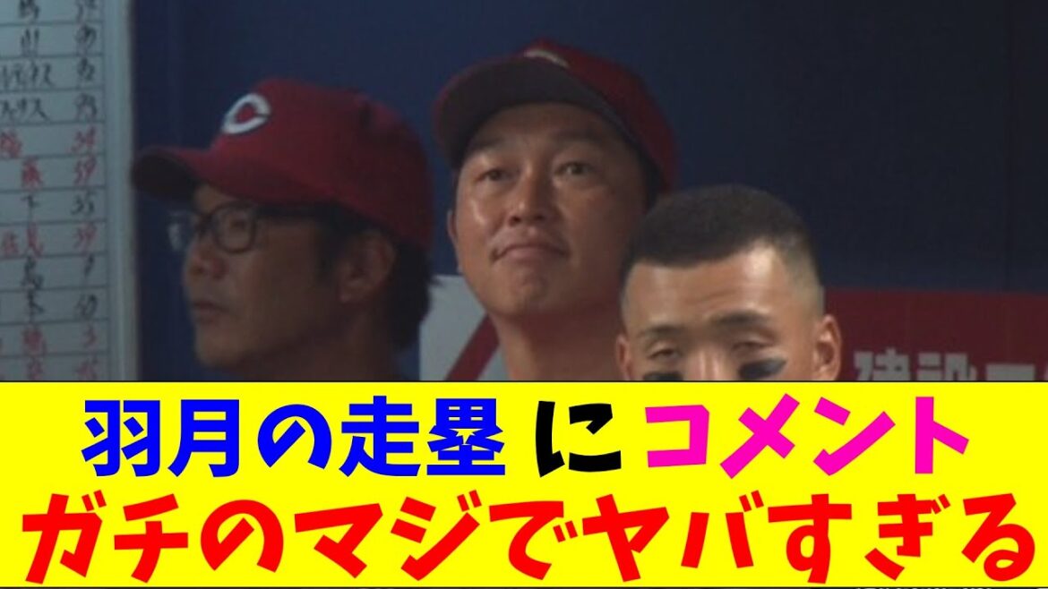 広島・羽月の最後のタッチアップに新井監督がコメント。ガチのマジでヤバすぎるとなんｊとプロ野球ファンの間で話題に【なんJ反応集】
