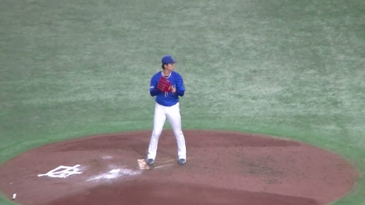 【野球選手フォーム集】京山将弥の投球フォーム（2024年7月12日読売ジャイアンツ対 横浜DeNAベイスターズ）