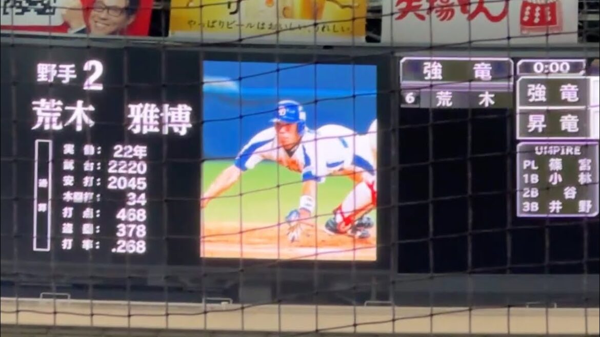 中日ドラゴンズＯＢ戦 スタメンが凄すぎる！！2024/07/25