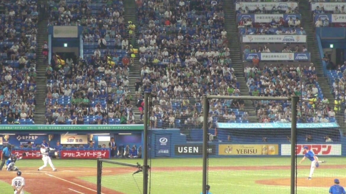 ヤクルト 赤羽由紘 ホームラン 第1号　ヤクルト vs DeNA　2024年7月21日(日) 神宮球場