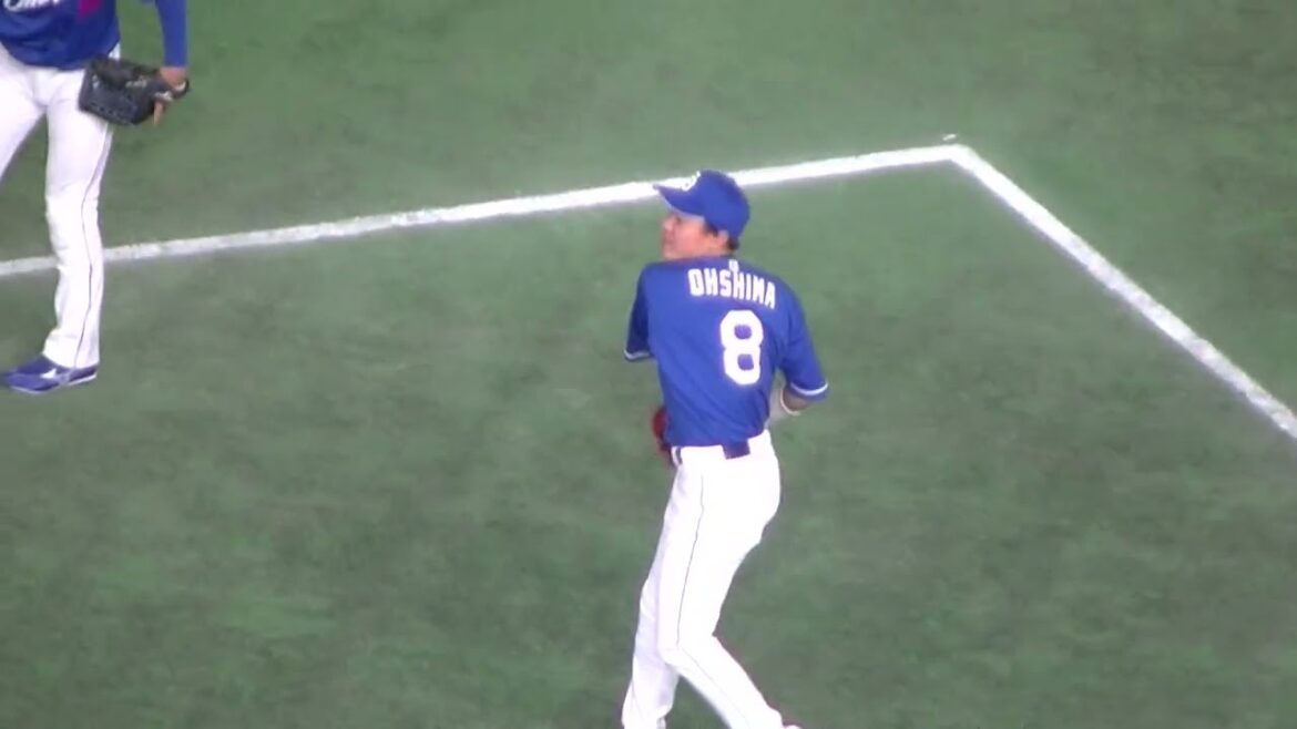 【ドラゴンズ】大島洋平キャッチボール＜読売ジャイアンツ 対 中日ドラゴンズ 2024年4月24日＞