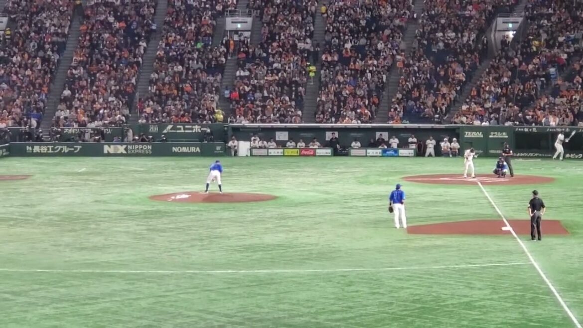 20240406　亀井善行ｺｰﾁを継承！【吉川尚輝 専用コール】　2回ｳﾗ　読売ｼﾞｬｲｱﾝﾂ(巨人)@東京ﾄﾞｰﾑ･ﾚﾌﾄ外野