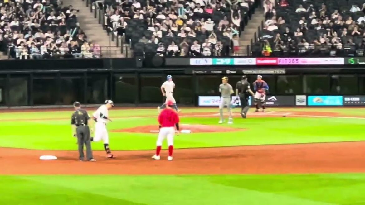 岡大海のホームランで11-1😅　エスコンフィールド北海道オールスターゲーム