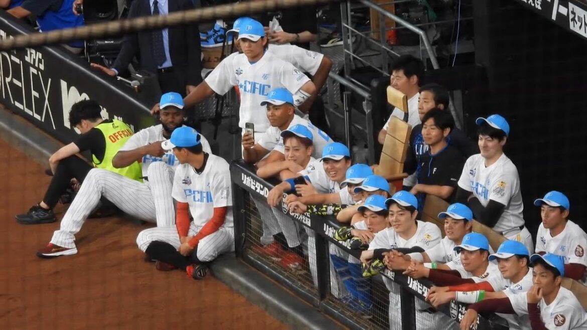 【20240723】HRダービー中のベンチ（少しだけ）