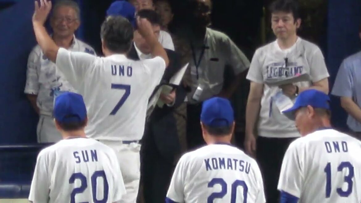 【中日ドラゴンズ】レジェンドゲーム OB戦 監督・出場選手紹介セレモニー 現地映像