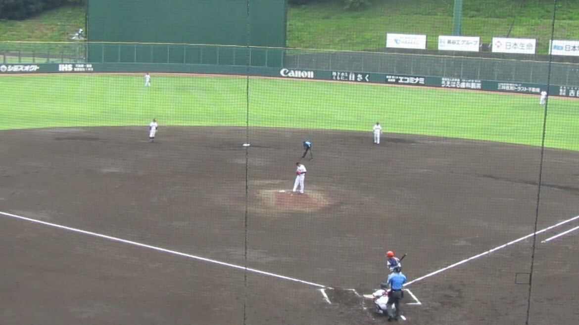 ランナー置いてオイシックス田中俊太から空振り三振奪う赤星優志＜読売ジャイアンツ対オイシックス新潟アルビレックスBC 　2024年7月9日＞