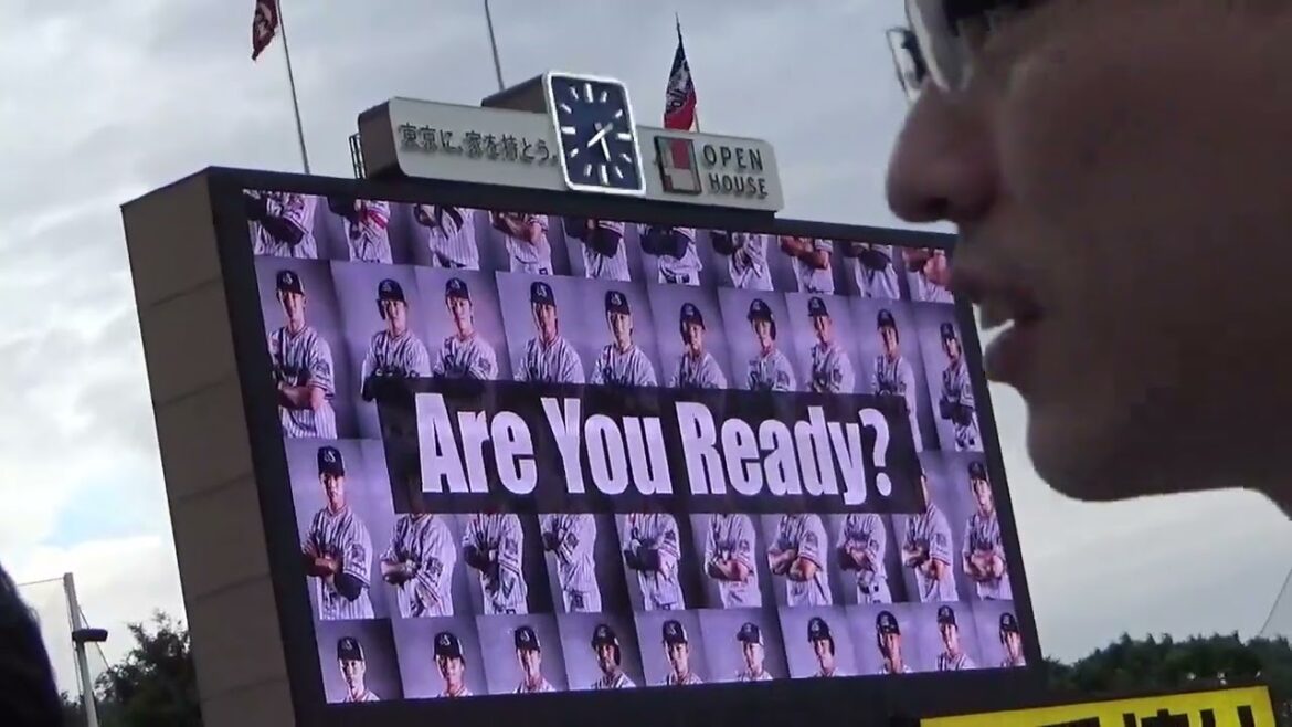 2024年5月12日　ヤクルト対巨人　1/13　両チームのスタメン発表