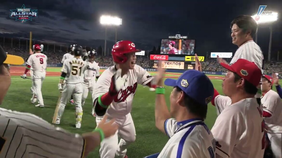 【インサイド】2回裏に満塁ホームランを放った坂倉将吾選手にインタビュー！ - マイナビオールスターゲーム2024・第2戦-