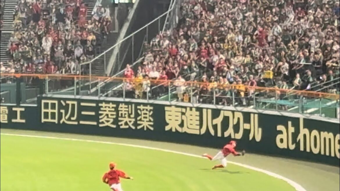 レフト上本のスーパーファインプレー