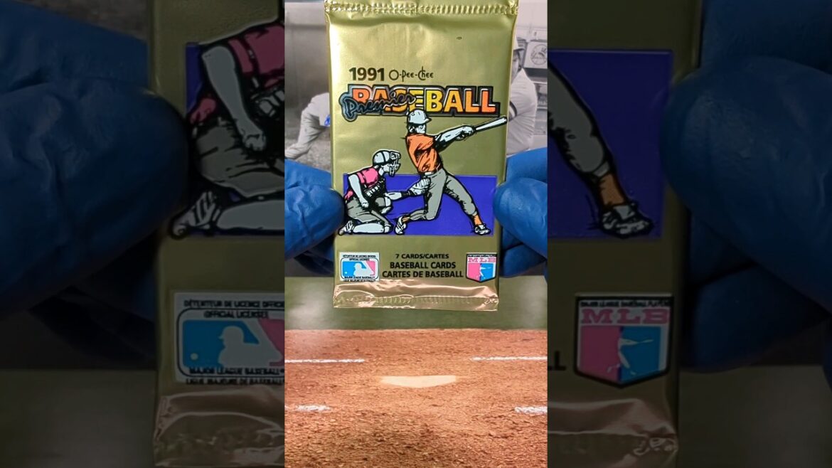 1991 O-Pee-Chee Premier Baseball #shorts #mlb #baseball #packopening 1991 O-Pee-Chee Premier Baseball #shorts #mlb #baseball #packopening