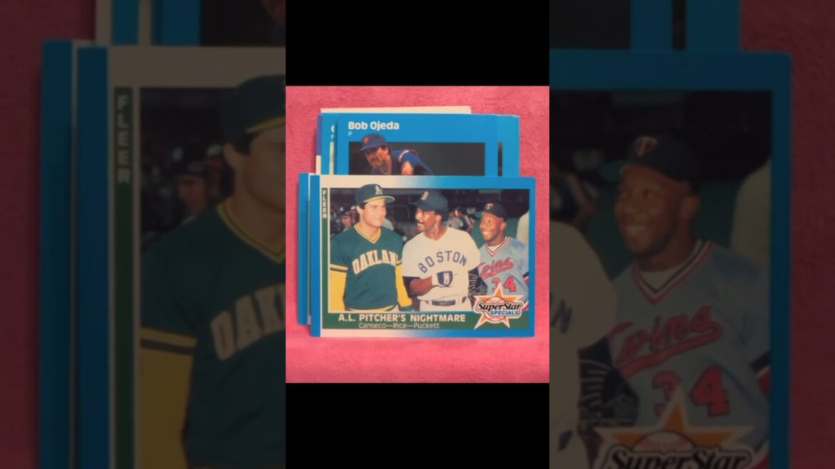 1987 Fleer Baseball Rack Pack 1-Jose Canseco #shorts #rdj3video #junkwax #baseballcards #sportscards