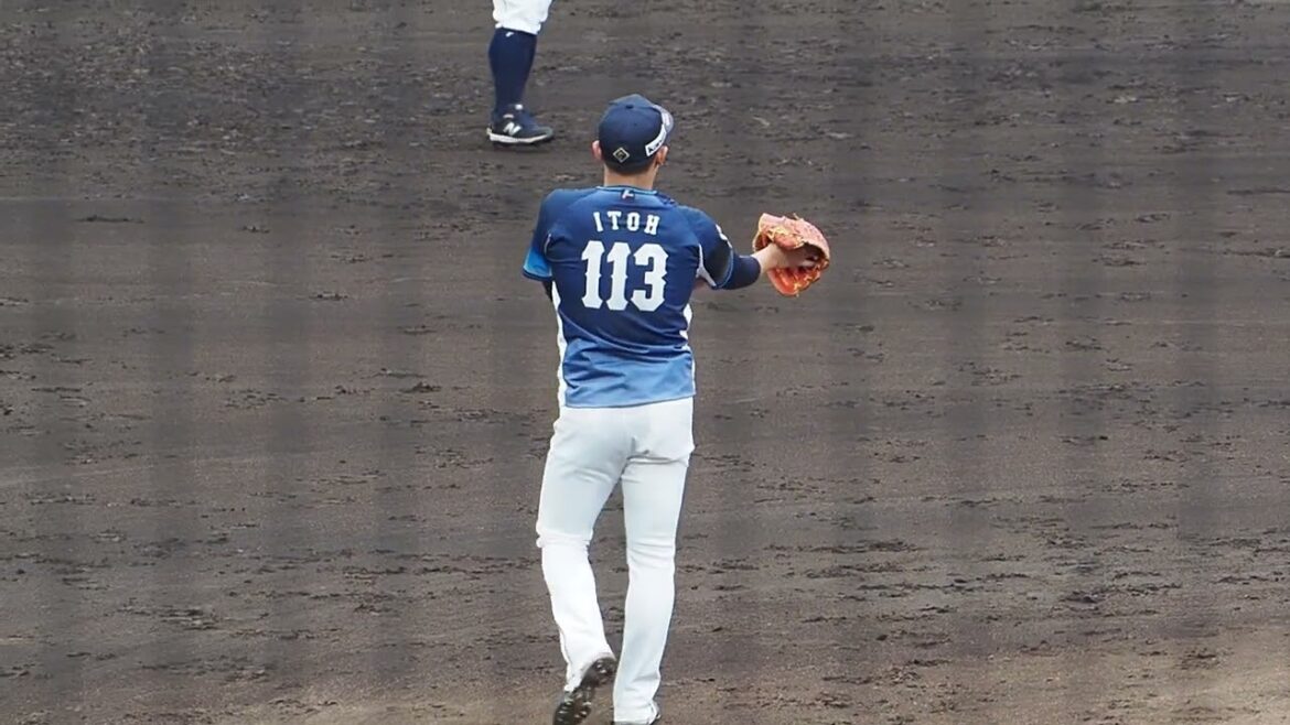 2024.07.15 読売-埼玉西武(ジャイアンツ球場) 伊藤翔 投球シーン