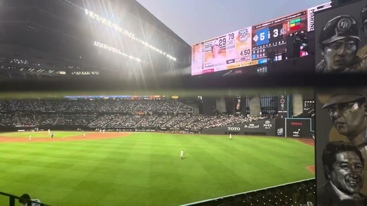 藤原恭大の爆裂応援歌が凄すぎた🔥ロッテビジターファンの迫力がヤバい‼︎エスコンフィールド北海道