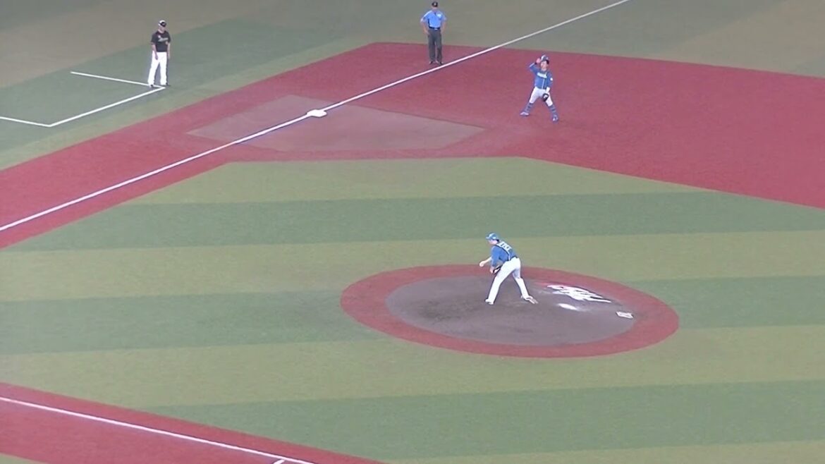 角中勝也 フォアボールを選んで盛り上がるZOZOマリン 2024年7月19日 千葉ロッテマリーンズ対 北海道日本ハムファイターズ