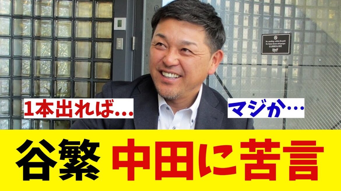 谷繁元信氏　中田翔に苦言・・・【野球情報】【2ch 5ch】【なんJ なんG反応】【野球スレ】
