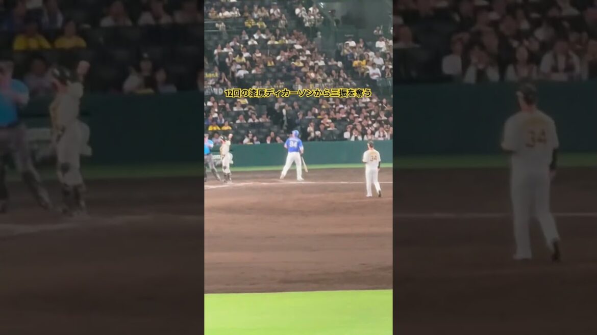 #漆原大晟 代打ディカーソンから三振 #阪神タイガース