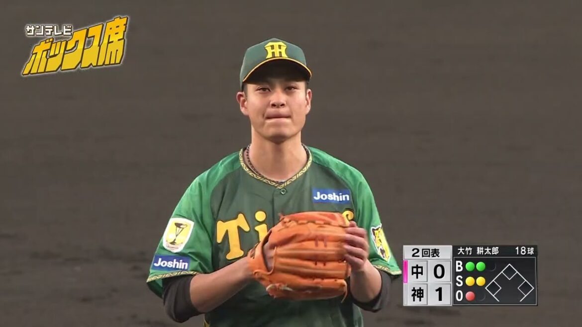 【勝手に投げてる？】大竹耕太郎投手 計測不能のスローボールで打者を手玉に（2024年7月27日 阪神ー中日）#サンテレビボックス席