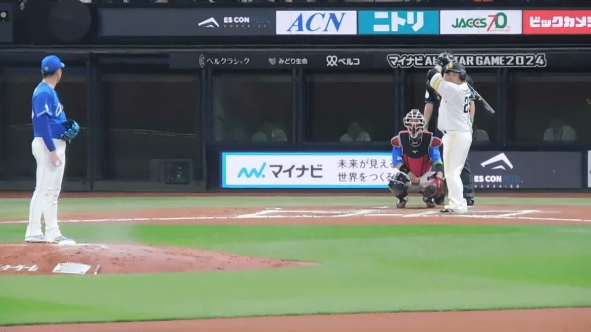 【代役出場】山川穂高 真っ向勝負の松山に対して空振り三振に倒れる