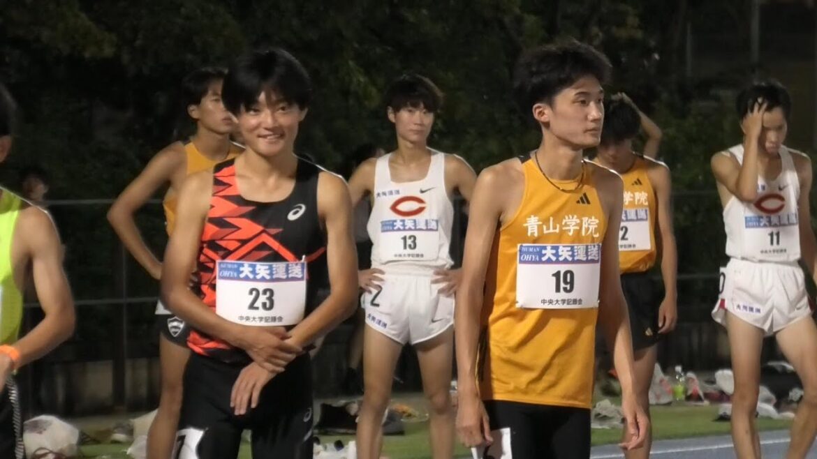[中大記録会]U-23 男子3000m3組 中大岡田開成トップ！