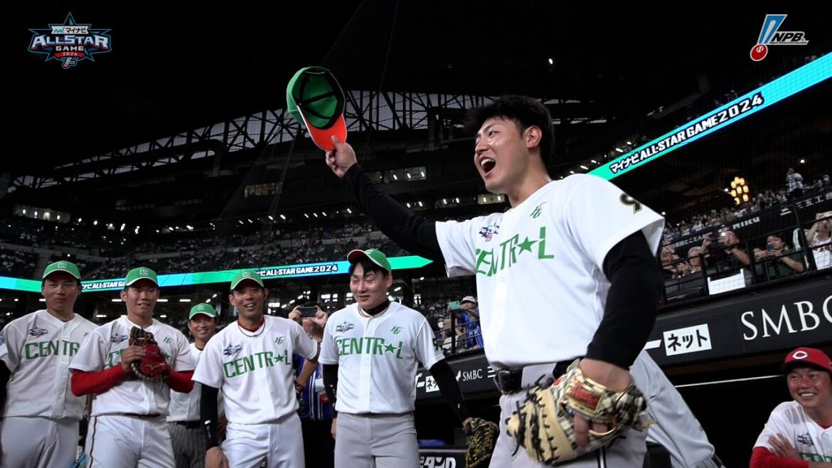 【セ・リーグ】岡本和真選手による円陣声出し -マイナビオールスターゲーム2024・第1戦-