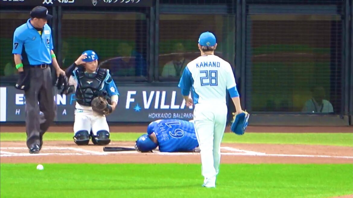 蝦名、死球でめちゃくちゃ痛がってるけど大丈夫かな… 横浜DeNAベイスターズ 2024/5/31