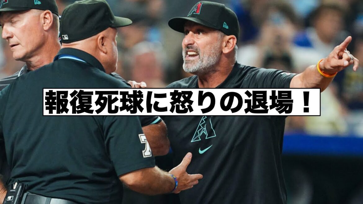 報復死球に怒りの抗議でロブロ監督退場劇！