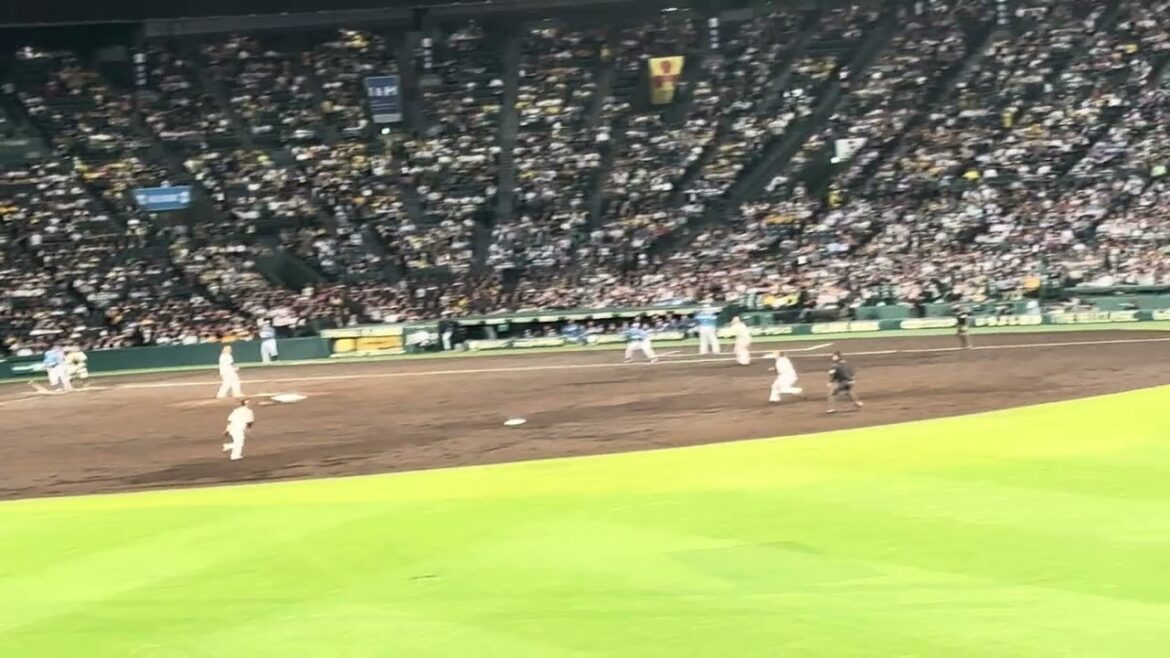 6番 山﨑福也 先制タイムリー