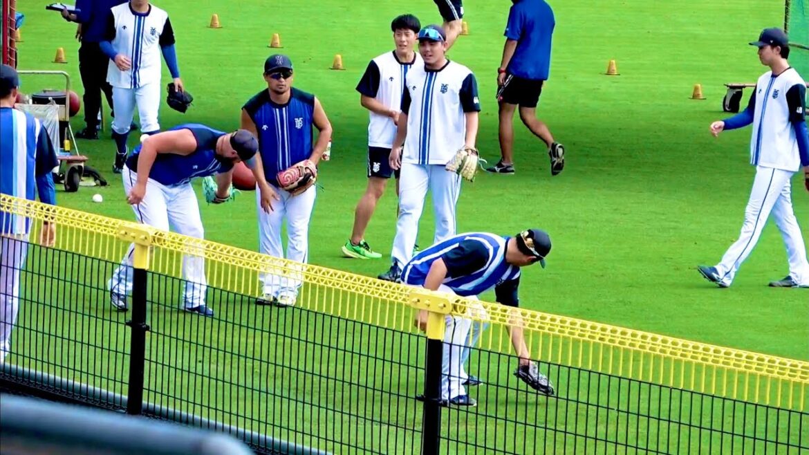 康晃頼むぞ！ 投手陣の守備練習！ 横浜DeNAベイスターズ 2024/7/30