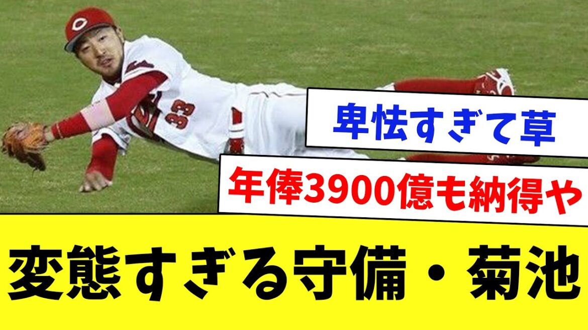 【神業】広島・菊池のとんでもない好プレーを振り返る…www