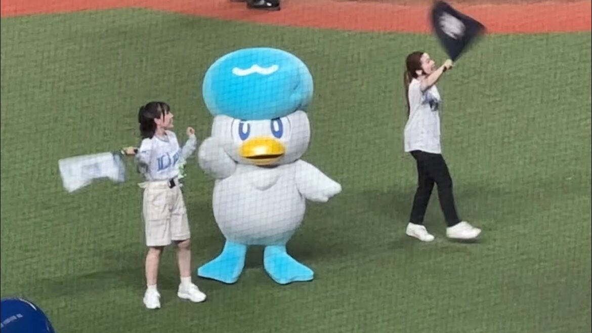 【ポケモンコラボデー】クワッス&声優 鈴木みのりさんも参加の『吠えろライオンズ』【西武vsソフトバンク】2024/7/21 【ポケモンコラボデー】クワッス&声優 鈴木みのりさんも参加の『吠えろライオンズ』【西武vsソフトバンク】2024/7/21