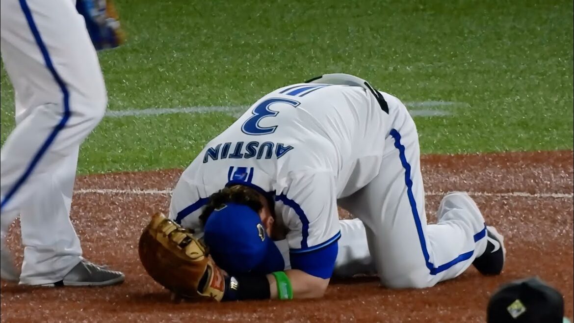 【登録抹消】顔面に打球直撃のオースティン、口元を抑えながらベンチ裏へ…オールスターでまさかの負傷交代。その後の検査で打撲と脳震盪の疑いが判明【マイナビオールスター】2024.7.24