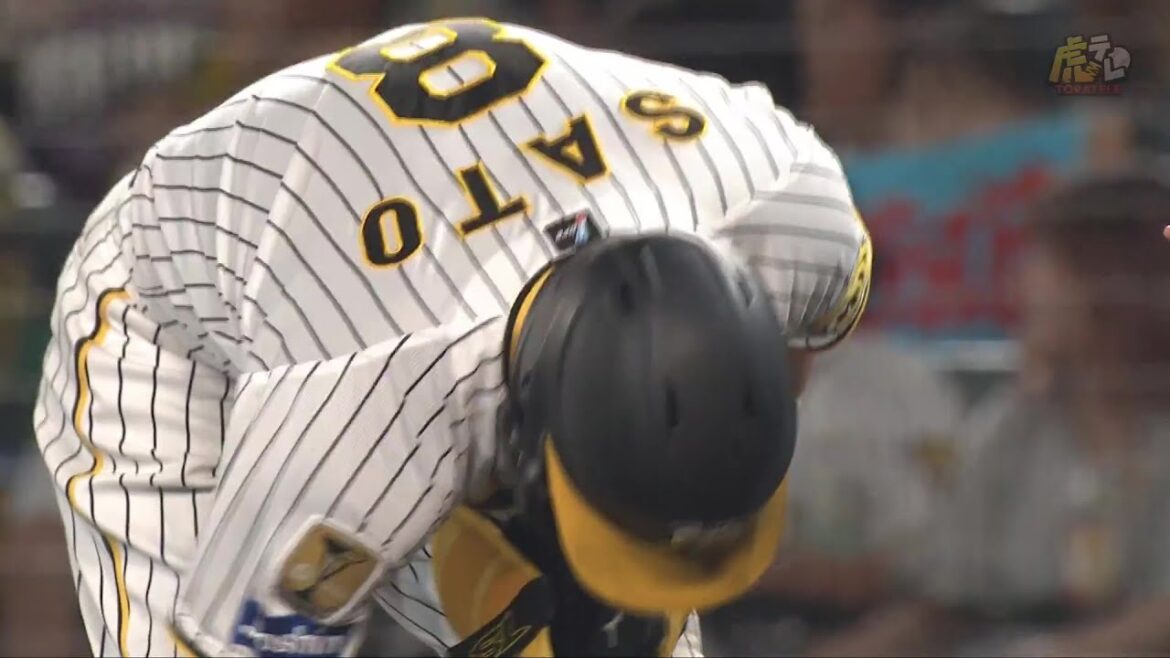 【4番】6回裏 #佐藤輝明 選手のライト2点タイムリーヒット！マルチ安打で好調キープ！【2024/7/31Ｔ－Ｇ】