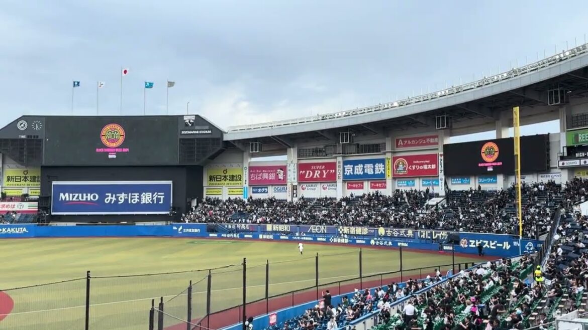 MARINES STARTING LINEUP スタメン発表 BSWバージョン  BLACK SUMMER WEEK 2024/7/30 ロッテ vs ライオンズ #chibalotte