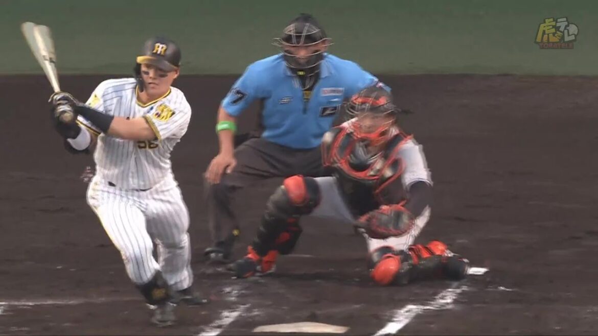 【いきなり】1回裏、#前川右京 選手のライト前先制2点タイムリーヒット！【2024/8/1Ｔ－Ｇ】