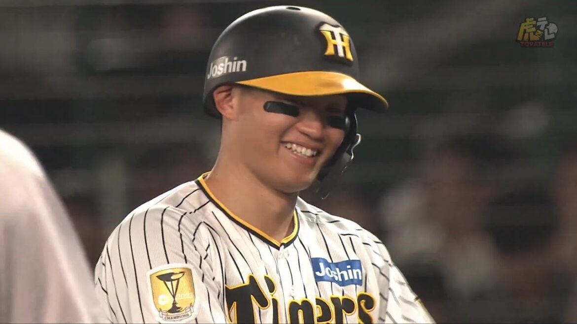 【躍動】6回裏、 #森下翔太 選手がレフトタイムリーヒット！7試合連続打点を記録！【2024/8/1Ｔ－Ｇ】