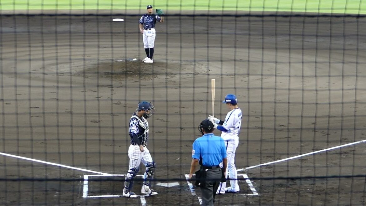 2024年8月2日イースタンリーグ 埼玉西武戦 1回裏 楠本 泰史 選手の第1打席