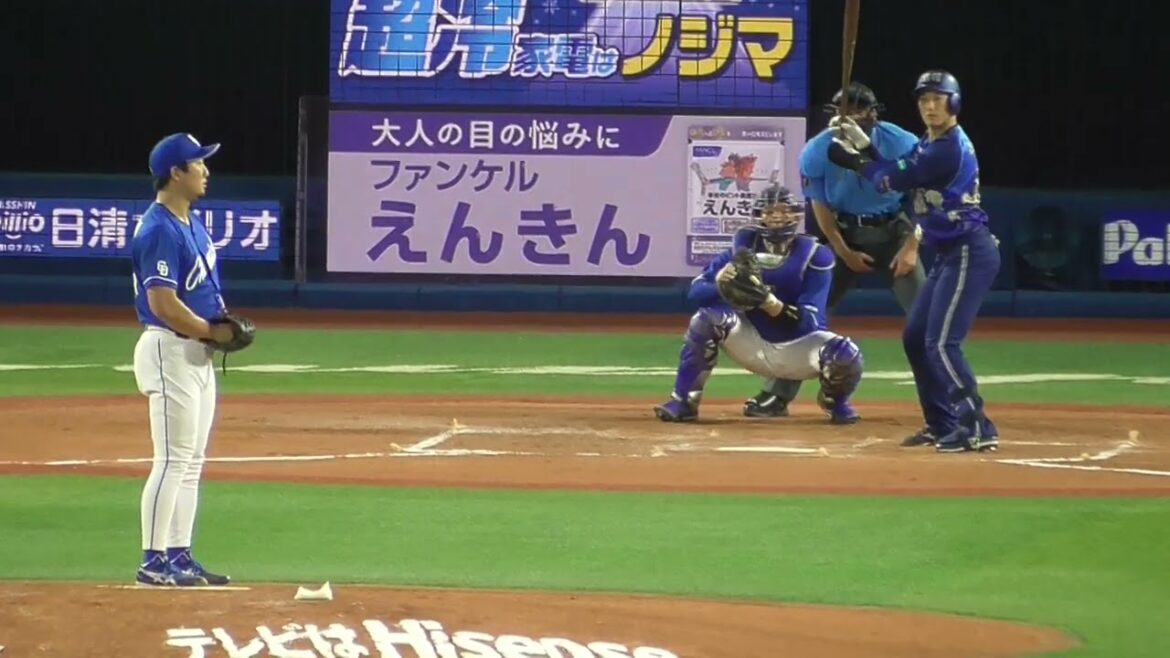 2024年7月9日・中日戦 6回裏 山本選手の第3打席