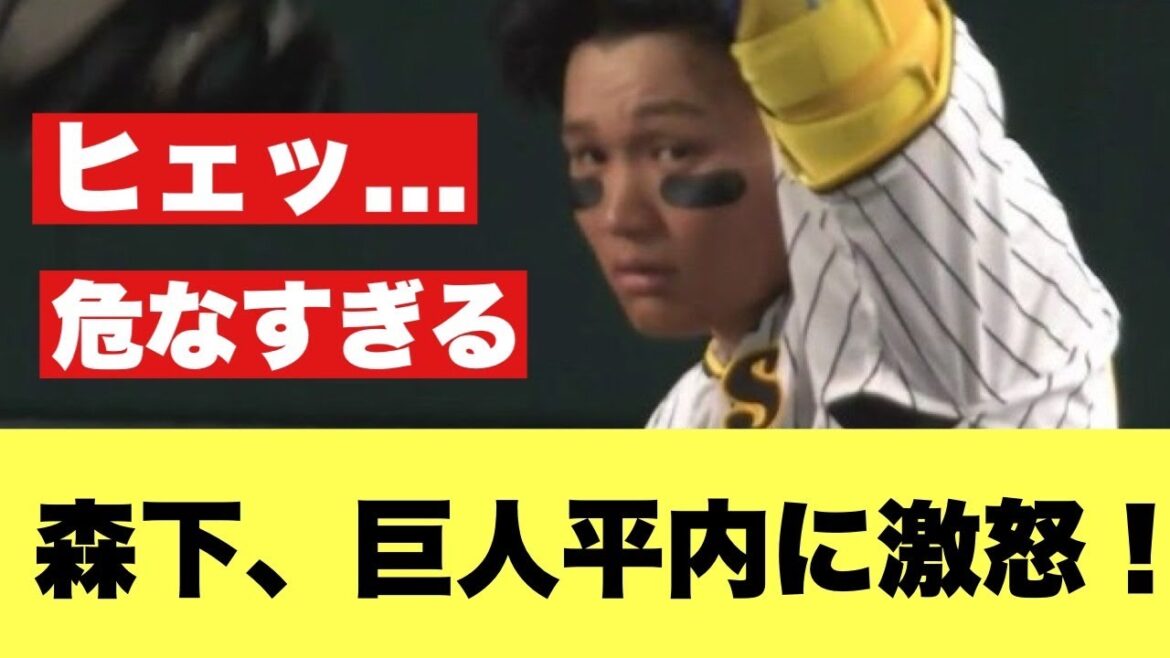 【やばすぎ】阪神・森下翔太、巨人・平内に激怒【2ちゃんねる反応集】【プロ野球反応集】【阪神タイガース】【巨人】【読売ジャイアンツ】 【やばすぎ】阪神・森下翔太、巨人・平内に激怒【2ちゃんねる反応集】【プロ野球反応集】【阪神タイガース】【巨人】【読売ジャイアンツ】