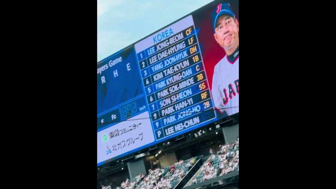 ルーフオープンされたエスコンフィールド北海道 2024 7.22 日韓OB戦 ルーフオープンされたエスコンフィールド北海道 2024 7.22 日韓OB戦