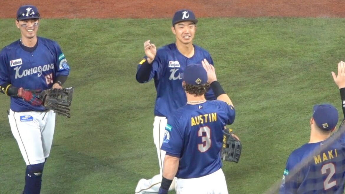 【脱出】歓喜のハイタッチ！長かった9連敗を止めて見事な逆転勝ち！オースティンありがとう！2024/08/03 横浜DeNAベイスターズ