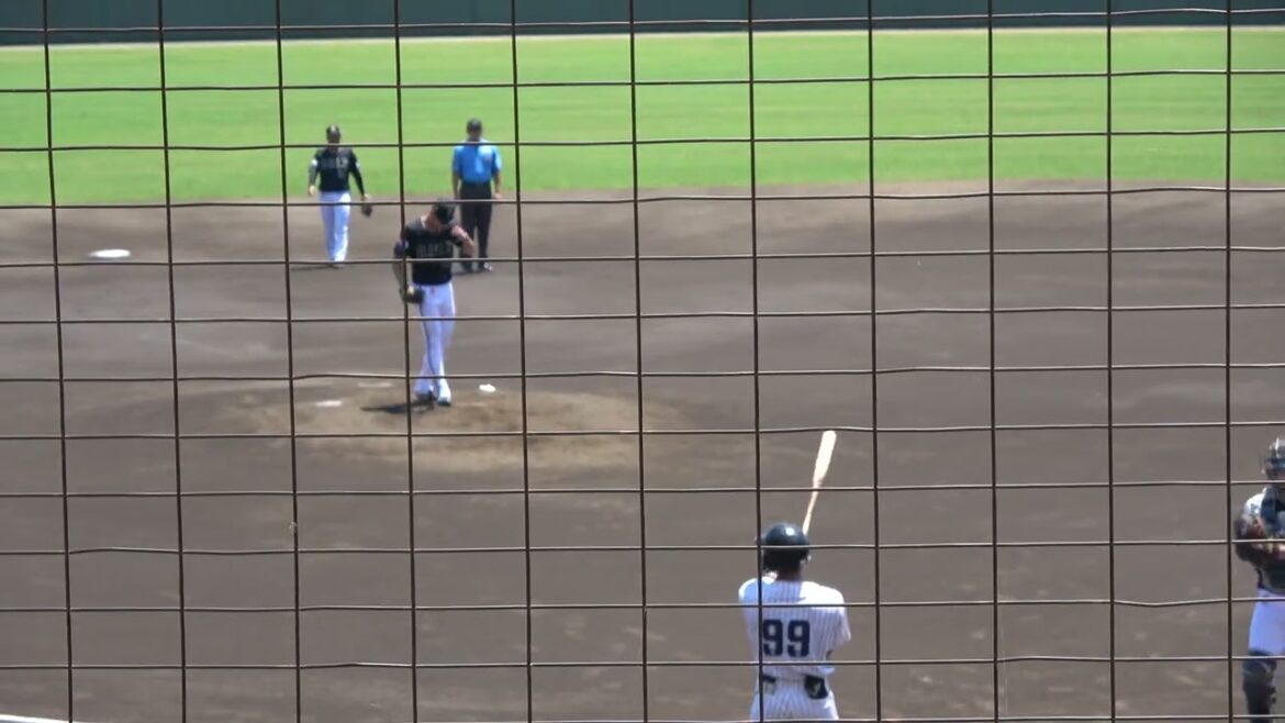 くふうハヤテベンチャーズ ジェリソンバスケス選手 第1打席 セカンドフライ VS オリックスバファローズ 佐藤一磨投手 ちゅーるスタジアム