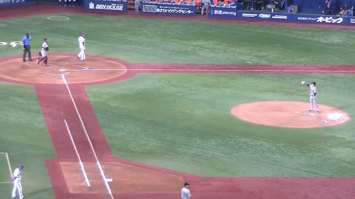 平良拳太郎を三振にとる井上温大【横浜DeNAベイスターズ 対 読売ジャイアンツ2024年6月27日】