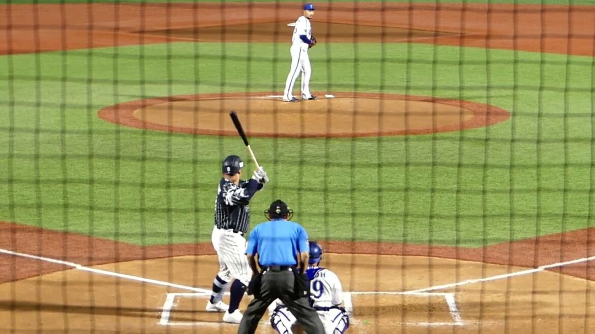 2024年8月3日イースタンリーグ 埼玉西武戦 7回表 渡部 健人 選手の第3打席