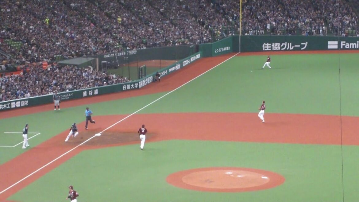 西武 山村崇嘉 タイムリーヒット　西武 vs 楽天　2024年8月4日(日) ベルーナドーム