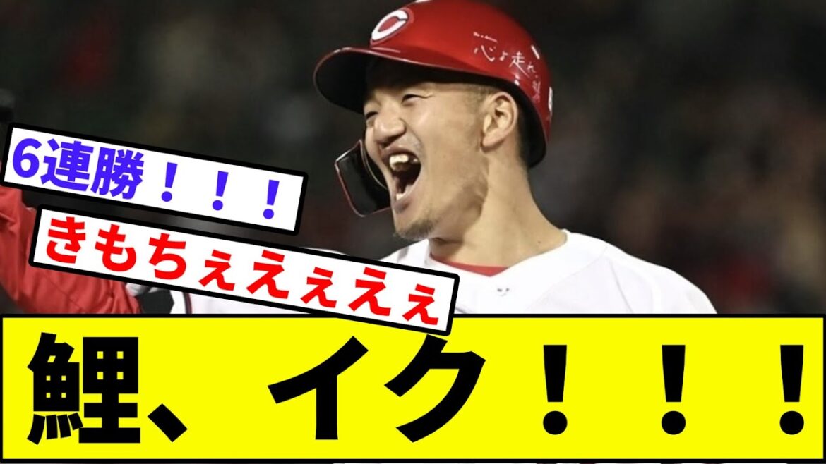 【3タテ返しで昇天】鯉、イク！！！【なんJ反応】【プロ野球反応集】【2chスレ】【1分動画】【5chスレ】【カープ】【中日ドラゴンズ】【矢野】【九里】【セリーグ】