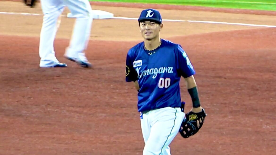 ショートレギュラー奪取へ！ 林琢真の深い位置からノーバウンド送球！ 横浜DeNAベイスターズ 2024/8/4