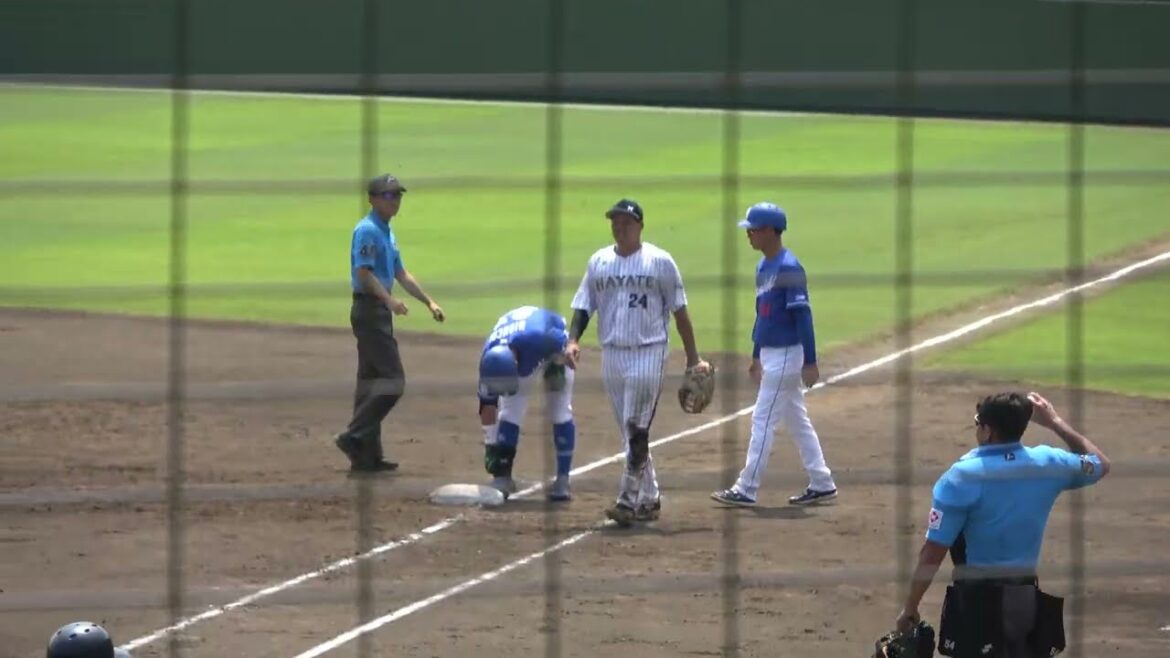 中日ドラゴンズ 樋口正修選手 セカンドへの内野安打 第1打席 VS くふうハヤテベンチャーズ 木下幹也投手 2024/8/2 愛鷹球場