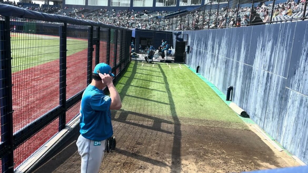 2024.4.14 黒木優太 ブルペン投球