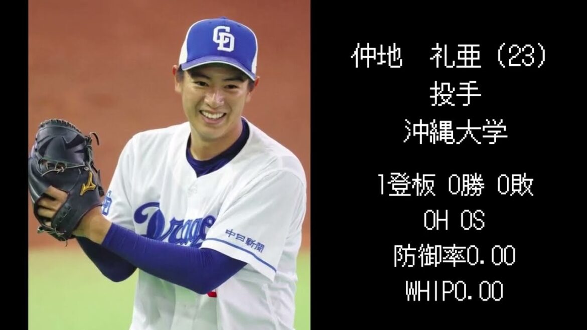 【中日編】2022年ドラフト選手現在の成績 【中日編】2022年ドラフト選手現在の成績