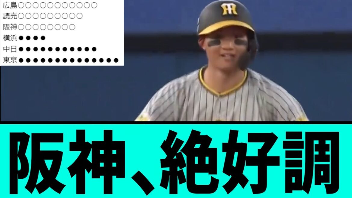 【阪神絶好調】連勝しても連敗しないwwwww 後の阪神ファンの反応【阪神タイガース/プロ野球/なんJ2ch5chスレまとめ/セリーグ/西勇輝/森下翔太/佐藤輝明/2024年8月4日】
